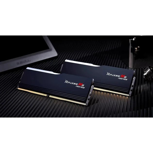 Модуль пам'яті G.Skill Ripjaws M5 Neo RGB Black DDR5-6000 32GB (2x16GB) 28-36-36-96 1.4V AMD EXPO - изображение 4
