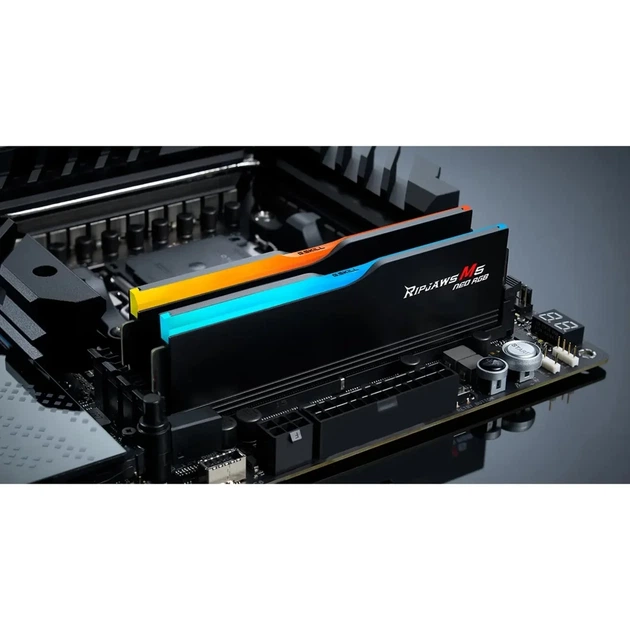 Модуль пам'яті G.Skill Ripjaws M5 Neo RGB Black DDR5-6000 32GB (2x16GB) 28-36-36-96 1.4V AMD EXPO - изображение 6
