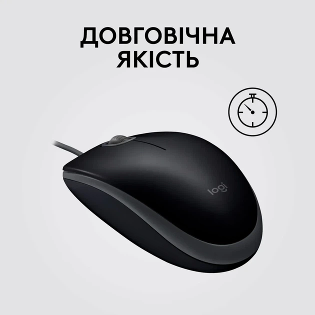 Мишка Logitech B100 USB Black (910-003357) - изображение 6