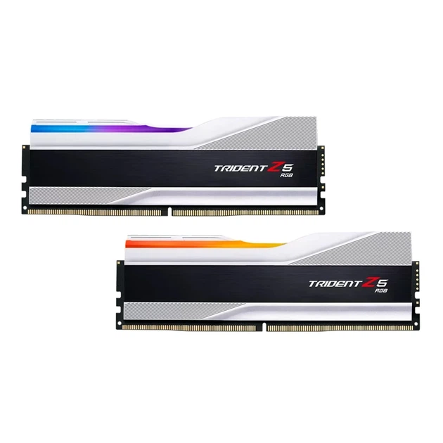 Модуль пам'яті G.Skill Trident Z5 RGB Silver DDR5-6400 32GB (2x16GB) CL32-39-39-102 1.4V - зображення 2