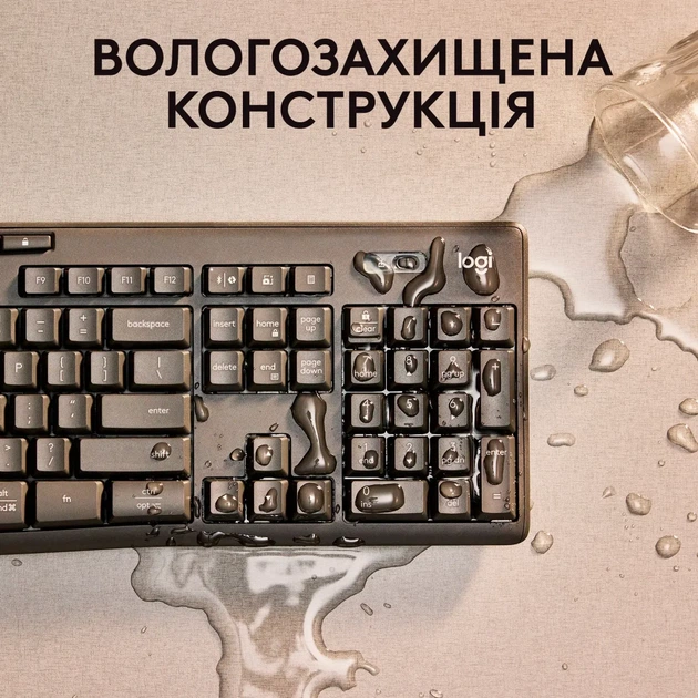 Комплект клавіатура та мишка Logitech MK370 Graphite (920-012077) - зображення 3