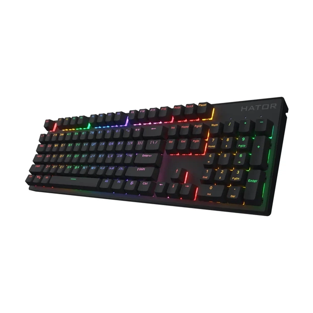 Клавіатура HATOR Icefall Mecha Rainbow (HTK104UA) Black - Фото 2 Клавіатура HATOR Icefall Mecha Rainbow (HTK104UA) Black - изображение 2