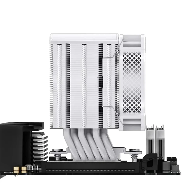 Процесорний кулер JONSBO HX6210 White (92mm/4pin/800-2300RPM/31.6Dba/6 тепл. трубки/4PIN PWM) - изображение 9