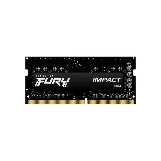 Модуль пам'яті Kingston Fury Impact DDR4-3200 16GB SODIMM CL20-22-22 1.2V - Фото 2 Модуль пам'яті Kingston Fury Impact DDR4-3200 16GB SODIMM CL20-22-22 1.2V - зображення 2