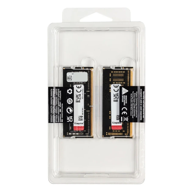 Модуль пам'яті Kingston Fury Impact DDR4-3200 SODIMM 32GB (2x16GB) CL20-22-22 1.2V (KF432S20IBK2/32) - Фото 4 Модуль пам'яті Kingston Fury Impact DDR4-3200 SODIMM 32GB (2x16GB) CL20-22-22 1.2V (KF432S20IBK2/32) - изображение 4