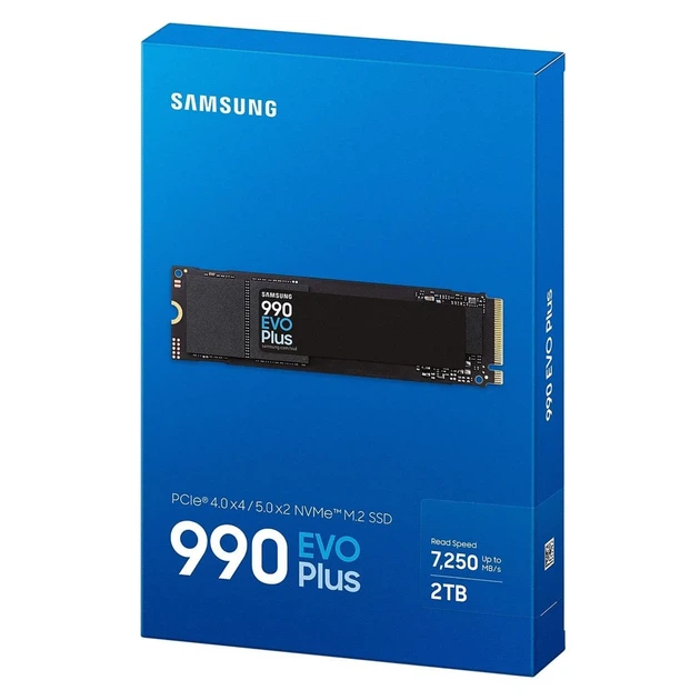 SSD Samsung 990 EVO Plus 2TB M.2 NVMe TLC PCIe 5.0 (MZ-V9S2T0BW) - Фото 5 SSD Samsung 990 EVO Plus 2TB M.2 NVMe TLC PCIe 5.0 (MZ-V9S2T0BW) - изображение 5