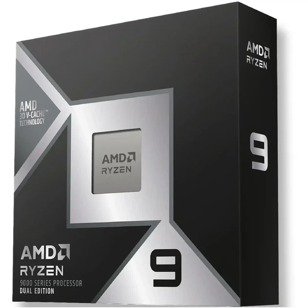 Процесор AMD Ryzen 9 9950X3D2 (16C/32T,4.3-5.6GHz,208MB,200W,AM5) BOX (100-100001978WOF) - Фото 3 Процесор AMD Ryzen 9 9950X3D2 (16C/32T,4.3-5.6GHz,208MB,200W,AM5) BOX (100-100001978WOF) - зображення 3