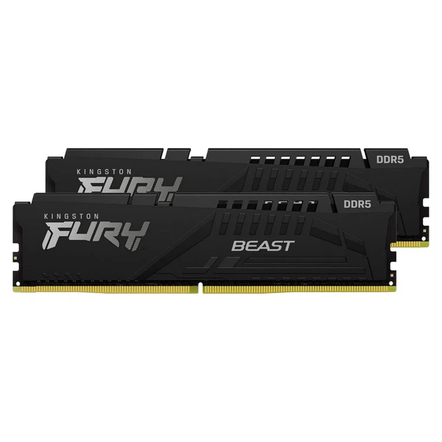 Модуль пам'яті Kingston FURY Beast Black DDR5-6000 32GB (2x16GB) CL30-36-36 1.4V EXPO (KF560C30BBEK2-32) - Фото 2 Модуль пам'яті Kingston FURY Beast Black DDR5-6000 32GB (2x16GB) CL30-36-36 1.4V EXPO (KF560C30BBEK2-32) - изображение 2