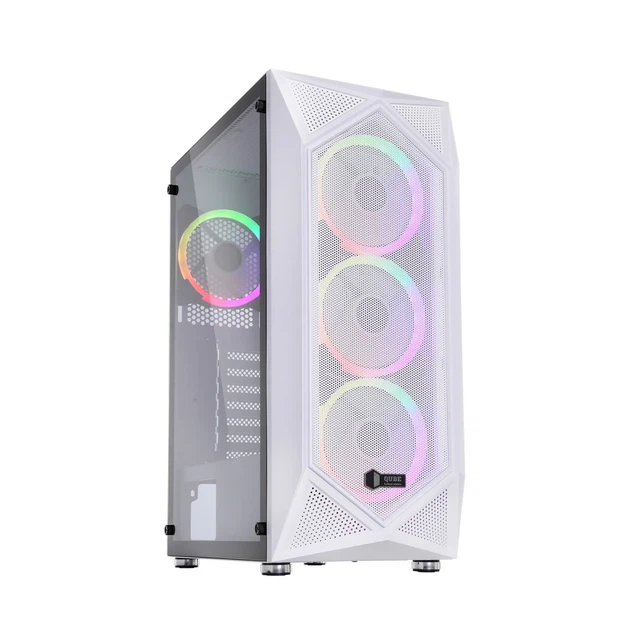Корпус QUBE SNOW White (SNOW_FMMU3) - Фото 1 Корпус QUBE SNOW White (SNOW_FMMU3) - зображення 1