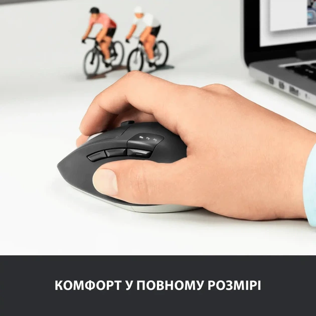 Мишка Logitech M720 Triathlon Wireless/Bluetooth Black (910-004791) - изображение 7