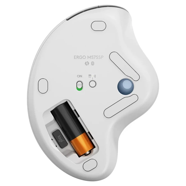 Мишка Logitech Ergo M575S Wireless Trackball Off-white (910-007030) - зображення 7