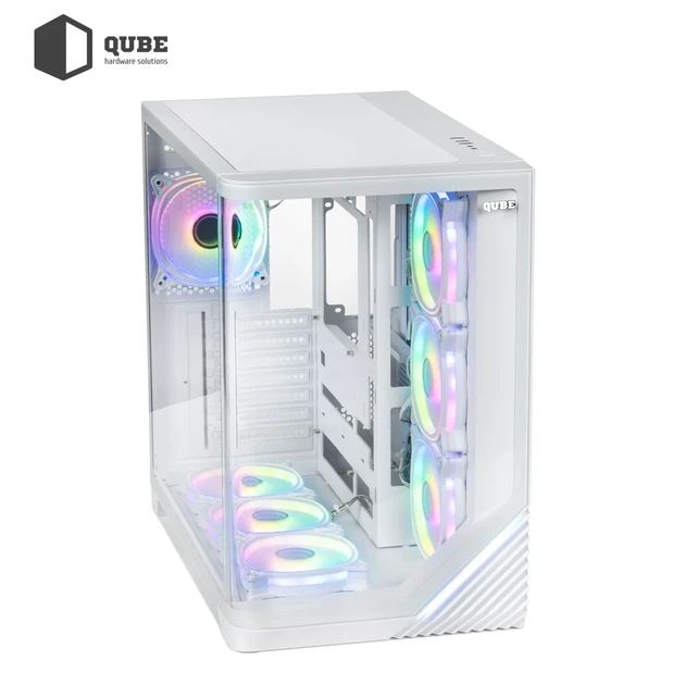 Корпус QUBE MIRAGE 7ARGB White (MIRAGE_GWNU3) - зображення 8