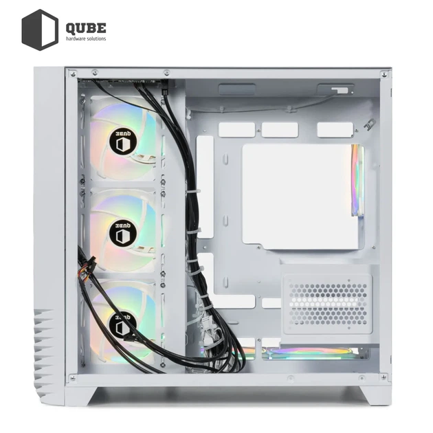 Корпус QUBE MIRAGE 7ARGB White (MIRAGE_GWNU3) - зображення 9