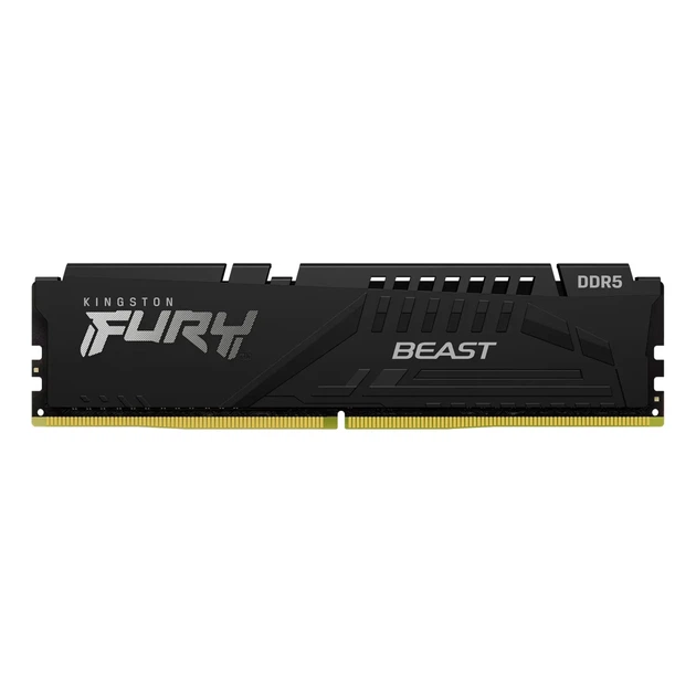 Модуль пам'яті Kingston Fury Beast Black DDR5-5600 64GB (2x32GB) CL36-38-38 1.25V EXPO - Фото 2 Модуль пам'яті Kingston Fury Beast Black DDR5-5600 64GB (2x32GB) CL36-38-38 1.25V EXPO - изображение 2