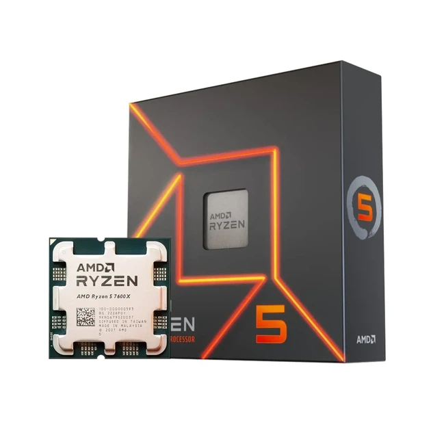 Процесор AMD Ryzen 5 7600X (6C/12T, 4.7-5.3GHz,32MB,105W,AM5) BOX (100-100000593WOF) - Фото 1 Процесор AMD Ryzen 5 7600X (6C/12T, 4.7-5.3GHz,32MB,105W,AM5) BOX (100-100000593WOF) - изображение 1