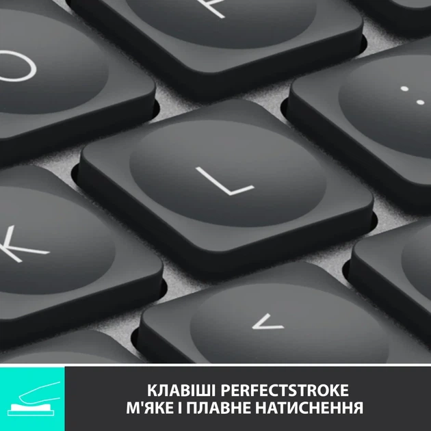 Клавіатура Logitech MX Keys Mini Wireless Illuminated UA Graphite (920-010498) - зображення 2