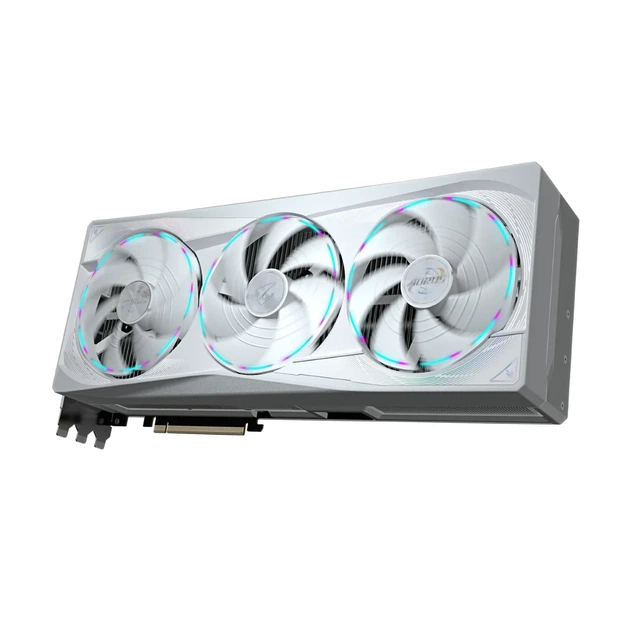 Відеокарта GIGABYTE Nvidia GeForce RTX 5090 AORUS MASTER ICE 32G (GV-N5090AORUSM ICE-32GD) - зображення 3