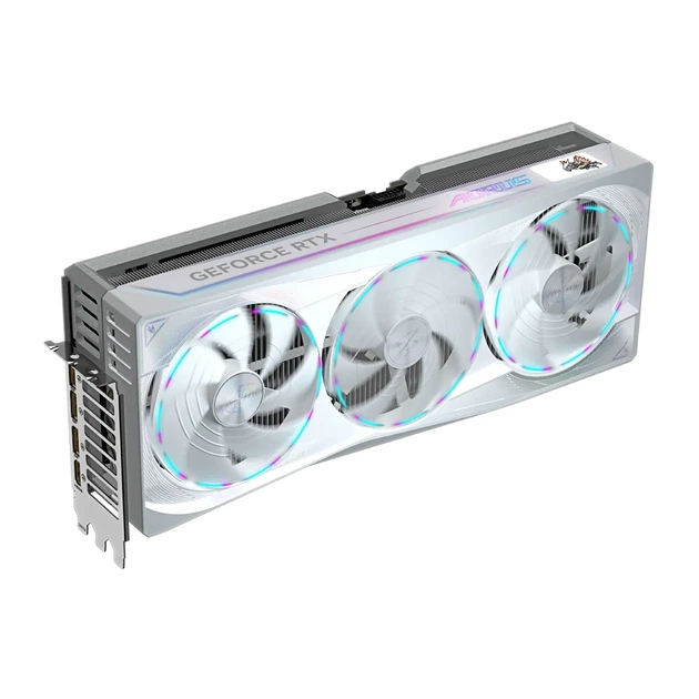 Відеокарта GIGABYTE Nvidia GeForce RTX 5090 AORUS MASTER ICE 32G (GV-N5090AORUSM ICE-32GD) - зображення 4