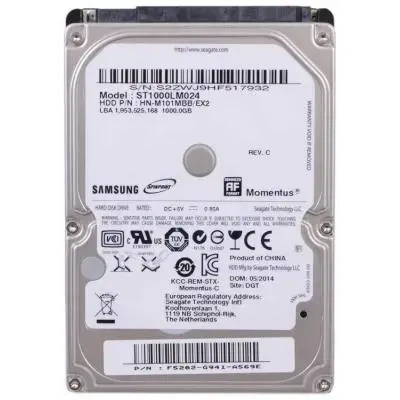 Жесткий диск 2.5" 1Tb Seagate ST1000LM024 (8Mb • 5400 • SATAII) Б/В - Фото 1 Жесткий диск 2.5" 1Tb Seagate ST1000LM024 (8Mb • 5400 • SATAII) Б/В - изображение 1