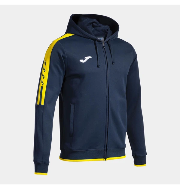 Кофта чоловіча Joma Chaqueta Con Capucha Olimpiada Marino Amarillo Blue L Синій 103707.339 - Фото 2 Кофта чоловіча Joma Chaqueta Con Capucha Olimpiada Marino Amarillo Blue L Синій 103707.339 - зображення 2