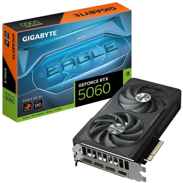 Відеокарта Gigabyte GeForce RTX 5060 Eagle OC 8G 8GB GDDR7 (GV-N5060EAGLE-OC-8GD) - изображение 10