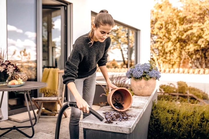 Пылесос хозяйственный Karcher WD 3 1000 Вт 17 л для сухой и влажной уборки с функцией выдува и патронным фильтром Желтый - изображение 7