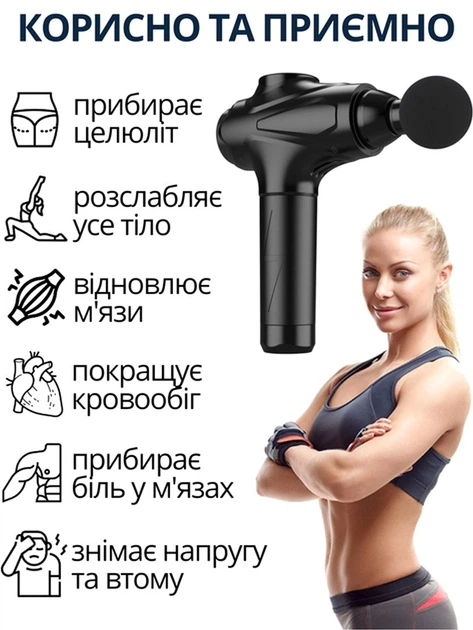 Вибрационный массажер Isomedix перкуссионный для тела 30 режимов 12 насадок с подогревом и кейсом мощность 45 Вт вес 1 9 кг для спины и шеи - изображение 6