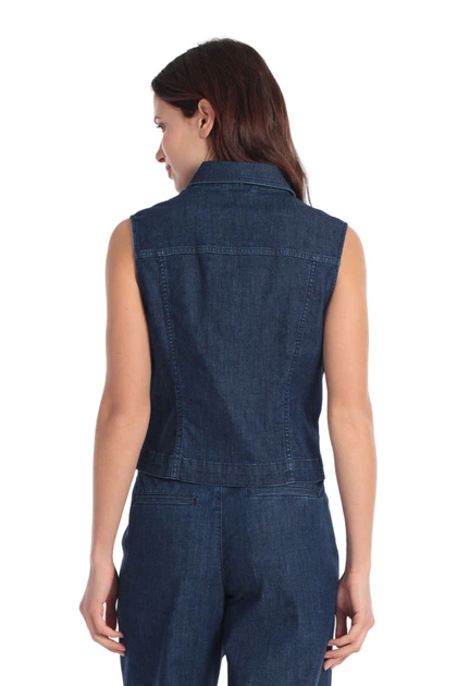 Безрукавка GERRY WEBER 36 Синій 64704/397 - Фото 2 Безрукавка GERRY WEBER 36 Синій 64704/397 - зображення 2