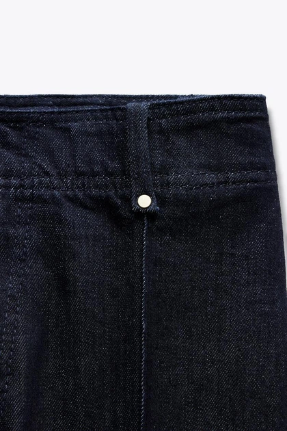 Джинси Wide leg з високою посадкою Zara 9632/253/407 34 - зображення 9