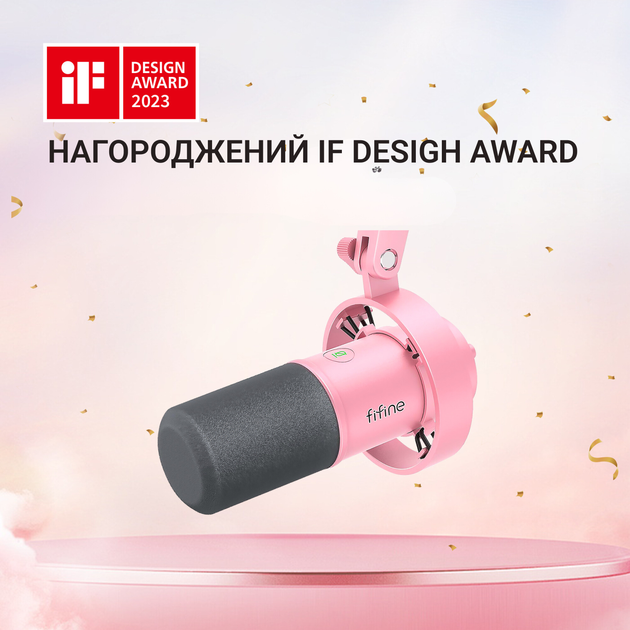 USB/XLR мікрофон Fifine T688P - зображення 5