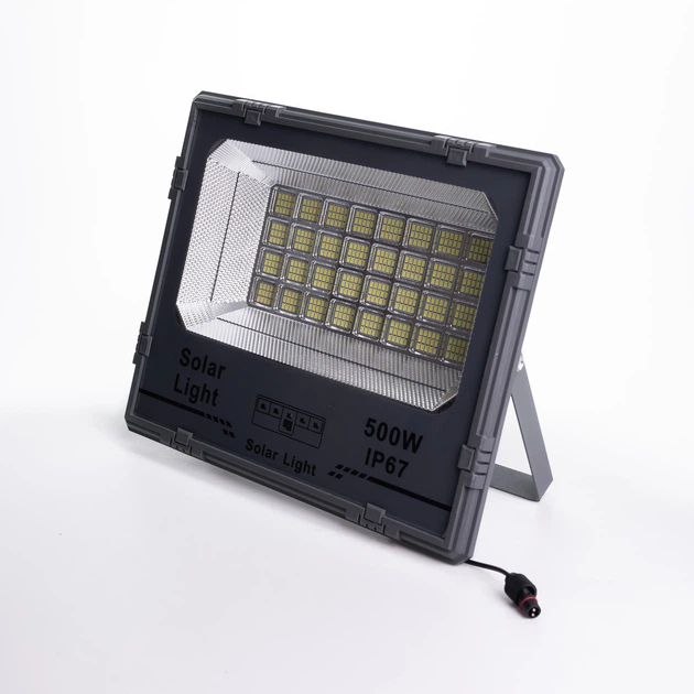 Вуличний світлодіодний ліхтар на сонячних батареях 37x30.8x7.5 см, 480 LED, 500 Вт з сонячною панеллю - зображення 7
