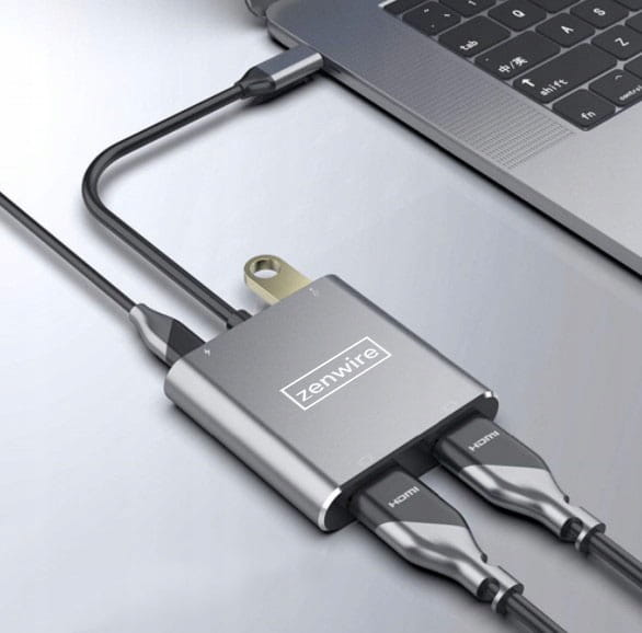Stacja dokująca Zenwire USB-C HUB Docking Station (5904507520571) - obraz 3