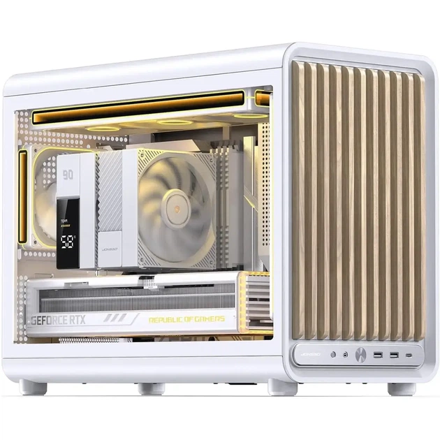 Корпус JONSBO D33 Wood White - зображення 2