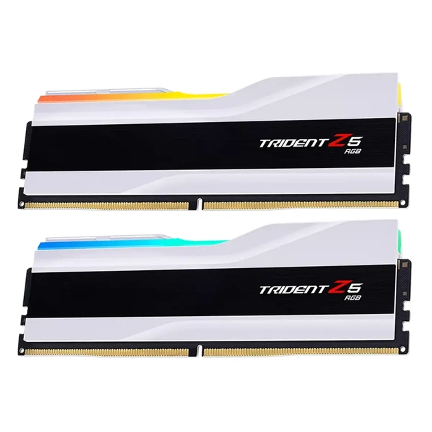 Модуль пам'яті для комп'ютера DDR5 64GB (2x32GB) 6400 MHz Trident Z5 RGB Matte White G.Skill (F5-640 - изображение 3
