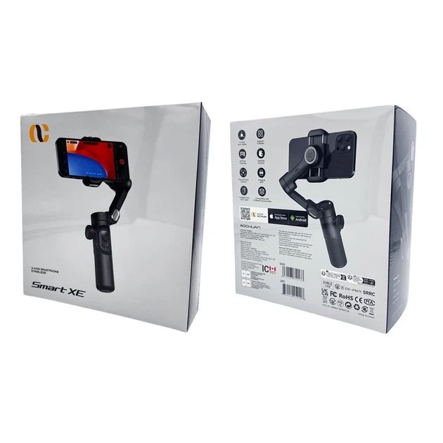 Трехосный стабилизатор AOCHUAN Professional Gimbal Stabilizer для Smartphone SMART XE черный - Фото 8 Трехосный стабилизатор AOCHUAN Professional Gimbal Stabilizer для Smartphone SMART XE черный - изображение 8