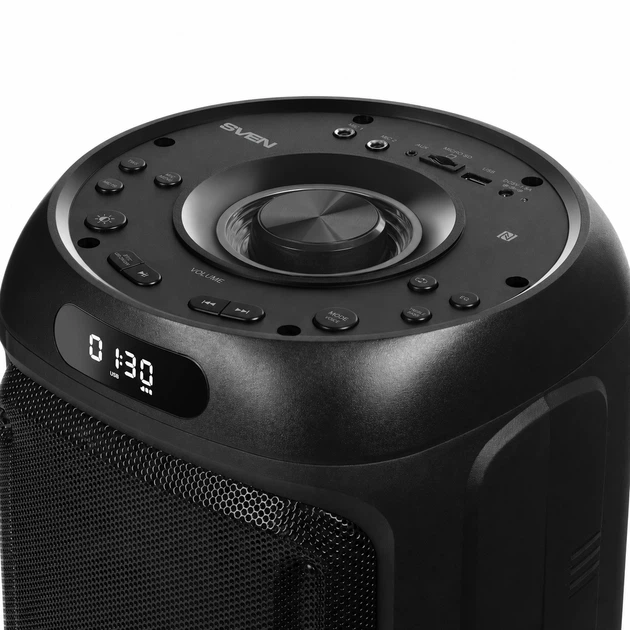 Портативная акустическая система SVEN PS-770, 100 Вт, Bluetooth, RGB-подсветка, караоке, Black - изображение 8