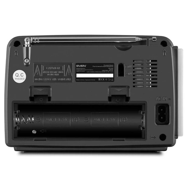 Радиоприемник SVEN SRP-525 Grey FM/AM/SW, USB, microSD, фонарик - изображение 7