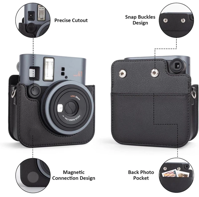 Чехол FujiFilm INSTAX mini 41 черный для фотоаппарата Black - Фото 5 Чехол FujiFilm INSTAX mini 41 черный для фотоаппарата Black - изображение 5