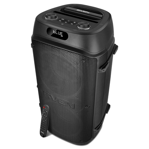 Портативная акустическая система SVEN PS-850, 100 Вт, Bluetooth, RGB-подсветка, караоке, микрофон, Black - Фото 8 Портативная акустическая система SVEN PS-850, 100 Вт, Bluetooth, RGB-подсветка, караоке, микрофон, Black - изображение 8