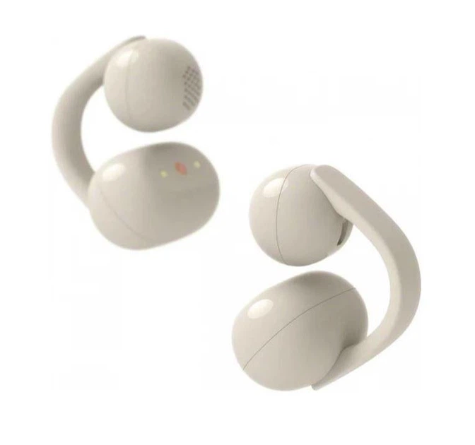 Навушники бездротові відкриті Sony LinkBuds Clip Beige (WF-LC900/C) - Фото 3 Навушники бездротові відкриті Sony LinkBuds Clip Beige (WF-LC900/C) - зображення 3