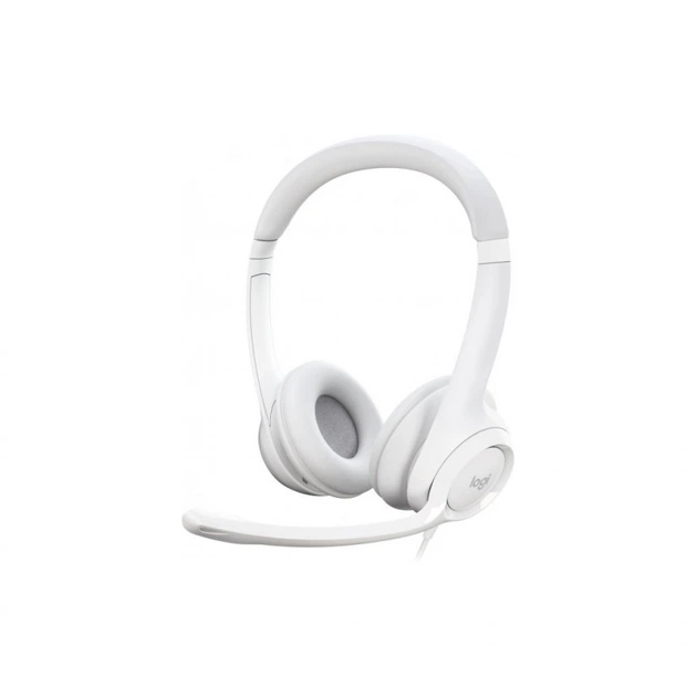 Наушники Logitech H390 USB White (981-001286) - Фото 1 Наушники Logitech H390 USB White (981-001286) - изображение 1
