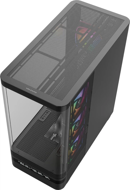 Корпус Modecom Volcano AQ200 ARGB Black (MC-A-AQ200-4FA-B) - зображення 8