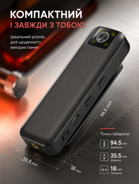 Нагрудная 4G боди-камера S15 Pro с поворотным объективом для записи в реальном времени с разрешением 1080p и встроенным GPS - изображение 3