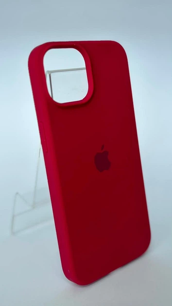 Чохол WAVE Full Silicone Case із захистом 360 по корпусу з внутрішнєю мікрофіброю для iPhone 13/14 Rose Red - зображення 3