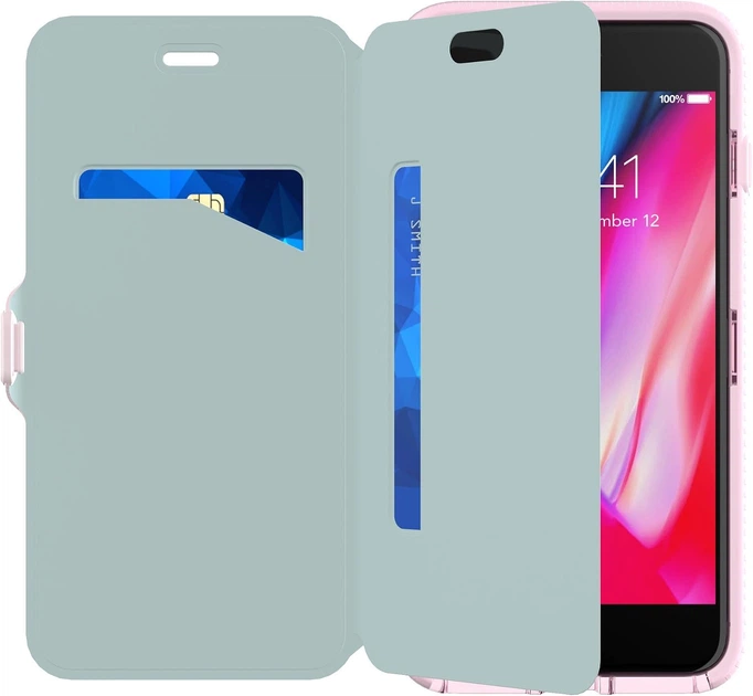 Чохол-книжка Tech21 Evo Wallet для Apple iPhone 7 Plus / iPhone 8 Plus (T21-5794) Pink - Фото 2 Чохол-книжка Tech21 Evo Wallet для Apple iPhone 7 Plus / iPhone 8 Plus (T21-5794) Pink - изображение 2