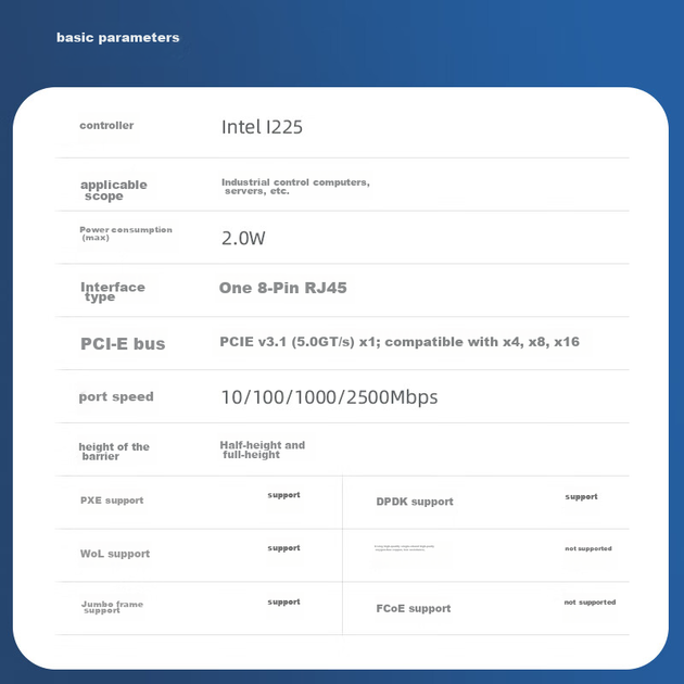 EB-LINK Intel I225 Оригинальный чип, PCI-E X1 Гигабитная однопортовая сетевая карта 2.5G, игровая/киберспортивная настольная сетевая карта, сетевой адаптер Ethernet - Фото 8 EB-LINK Intel I225 Оригинальный чип, PCI-E X1 Гигабитная однопортовая сетевая карта 2.5G, игровая/киберспортивная настольная сетевая карта, сетевой адаптер Ethernet - изображение 8