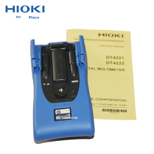 Цифровой мультиметр HIOKI DT4222-30, высокоточный, с подсветкой, портативный, для измерения истинного среднеквадратичного значения. - изображение 2