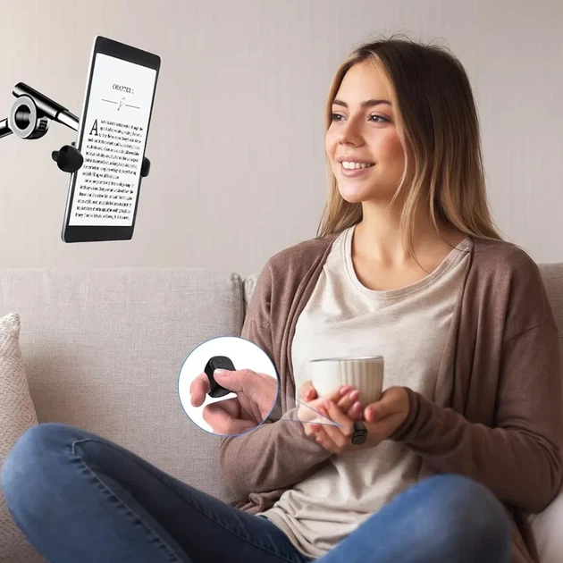Бездротовий пульт кільце Bluetooth для смартфона керування камерою та гортання сторінок - зображення 7