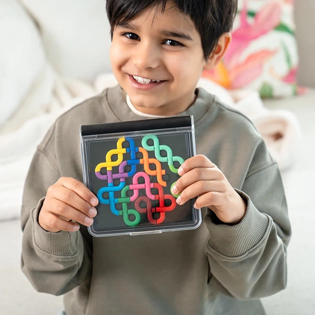 SMART GAMES Smart Chinese Knot — дитяча іграшка, що розвиває, креативна настільна гра-головоломка для зняття стресу, подарунок для дівчаток від 7 років. - зображення 4