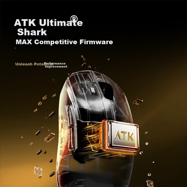 Мышь ATK Qingting A9 Red-Pink - изображение 5